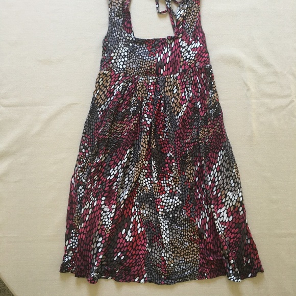 Guess - Babydoll Dress with Multicolor Print - Picture 2 of 5